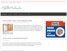 Tablet Screenshot of eljardindeinfancia.com